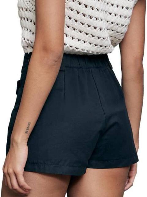 FALDA SHORT GABARDINA NEGRO HOLLY LAND