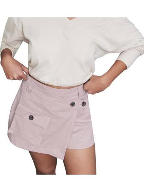 FALDA SHORT GABARDINA ROSA HOLLY LAND
