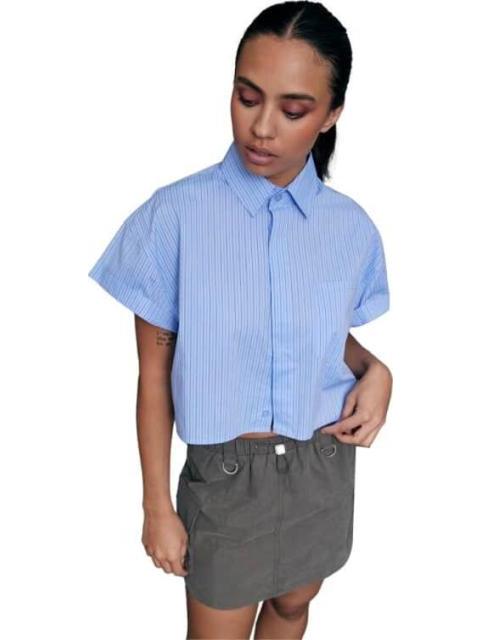 FALDA SHORT GABARDINA VERDE OLIVO HOLLY LAND