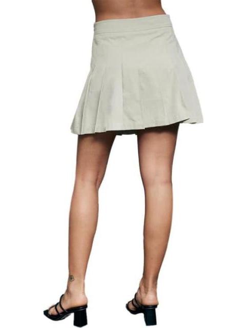 FALDA SHORT GABARDINA VERDE OLIVO HOLLY LAND