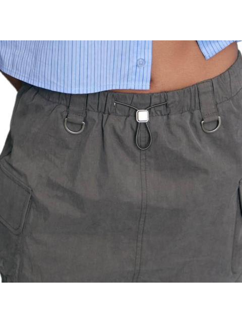 FALDA SHORT GABARDINA VERDE OLIVO HOLLY LAND