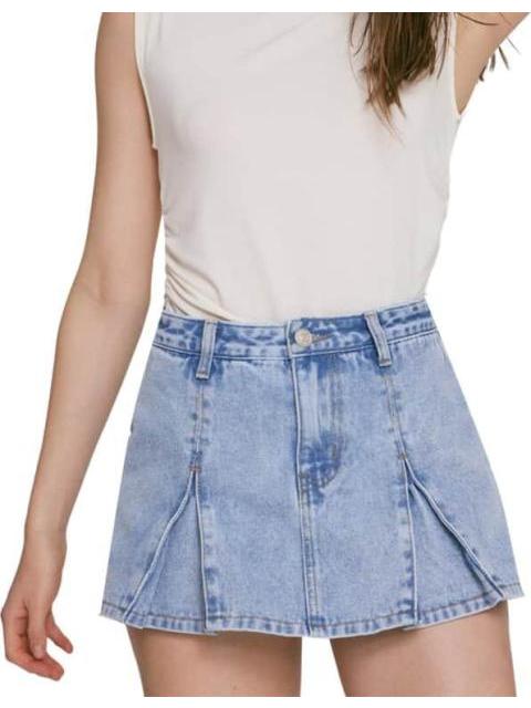 FALDA SHORT MEZCLILLA AZUL ATMOSPHERE DNM