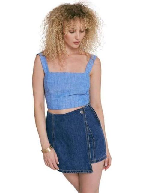 FALDA SHORT MEZCLILLA AZUL INDIGO ATMOSPHERE DNM