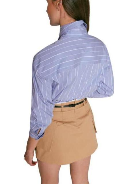 FALDA SHORT POLIESTER CAMEL HOLLY LAND