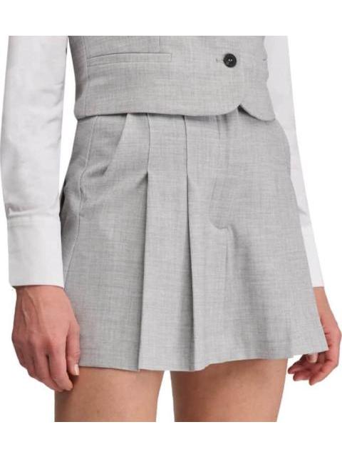 FALDA SHORT TABLEADA GRIS HOLLY LAND
