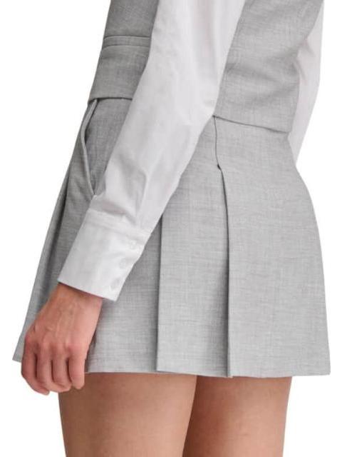 FALDA SHORT TABLEADA GRIS HOLLY LAND