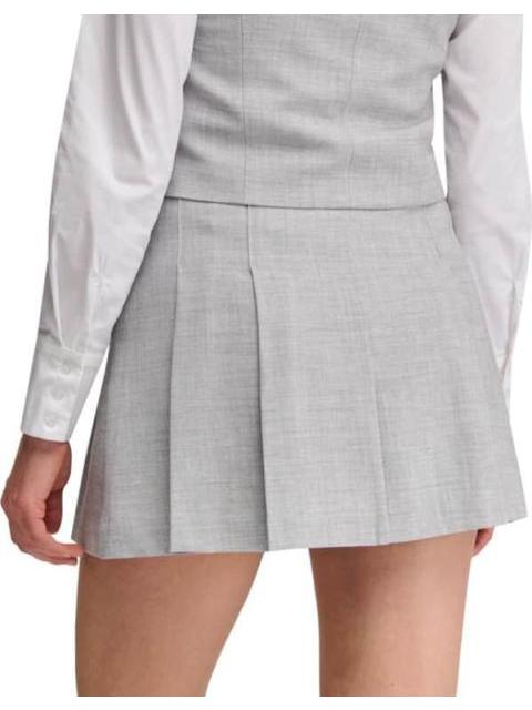 FALDA SHORT TABLEADA GRIS HOLLY LAND