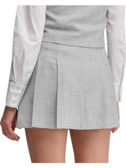 FALDA SHORT TABLEADA GRIS HOLLY LAND