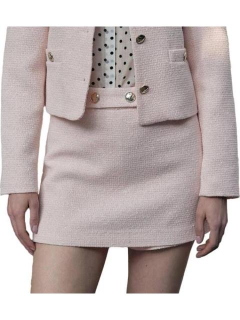 FALDA SHORT TEJIDA PALO DE ROSA HOLLY LAND