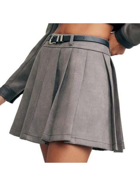 FALDA TABLEADA GRIS HOLLY LAND