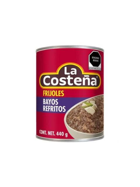 FRIJOLES REFRITOS BAYOS LA COSTEÑA 440 GR