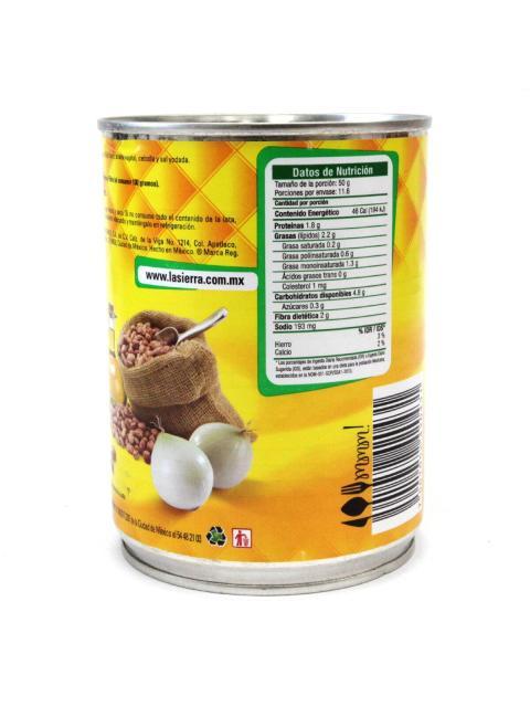 FRIJOLES REFRITOS BAYOS LA SIERRA 580 GR
