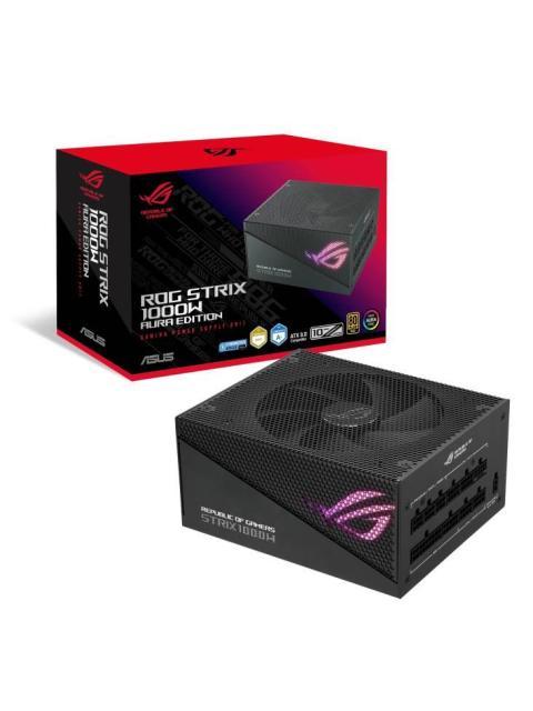 FUENTE DE PODER ASUS ROG STRIX 1000W GOLD AURA EDITION 80 PLUS GOLD 20+4 PIN ATX 1000W