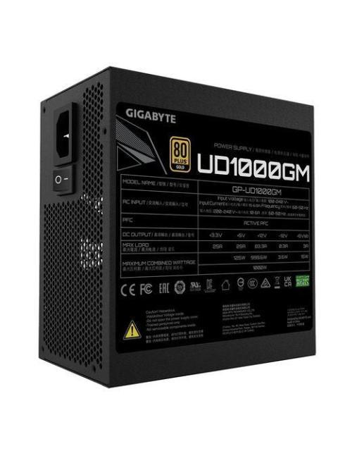 FUENTE DE PODER GIGABYTE UD1000GM 1000W 80 PLUS GOLD FULL MODULAR