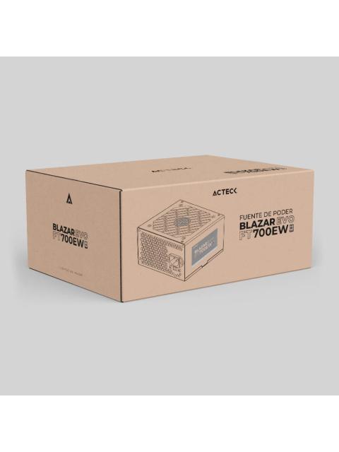 FUENTES DE PODER ACTECK ES05004EB 700 W EQUIPOS CCTV BLANCO 12 CM ATX