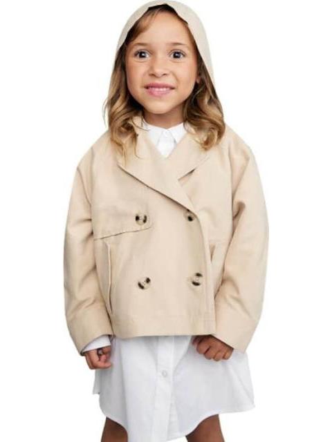GABARDINA CORTA BEIGE HOLLY LAND KIDS