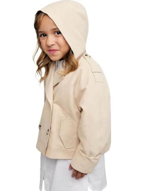 GABARDINA CORTA BEIGE HOLLY LAND KIDS