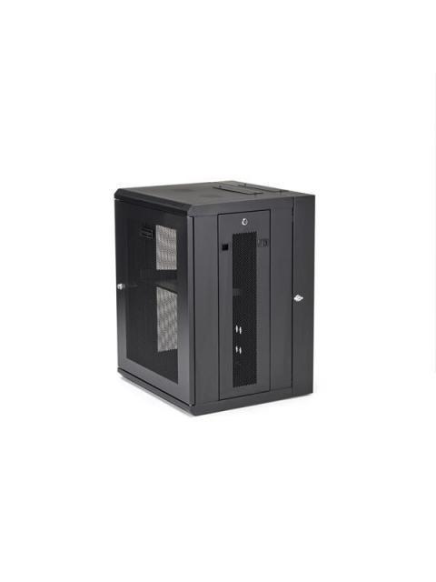 STARTECH  GABINETE ABISAGRADO DE PARED 15U HASTA 90KG NEGRO