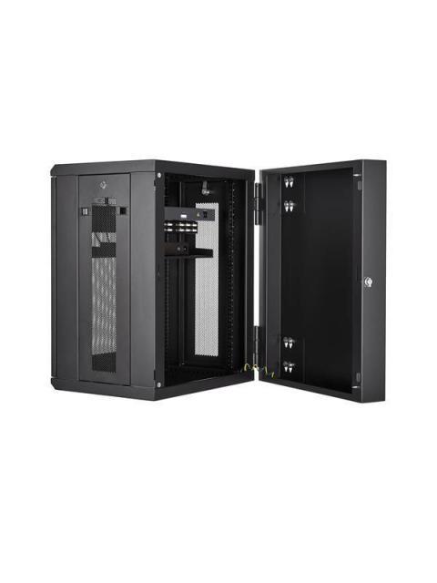 STARTECH  GABINETE ABISAGRADO DE PARED 15U HASTA 90KG NEGRO