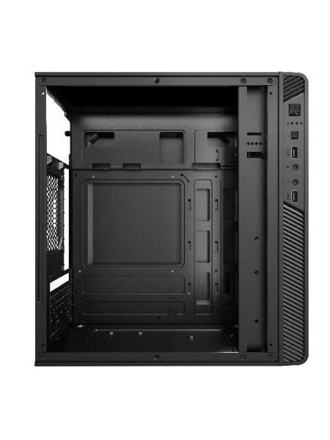 GABINETE ACTECK PERFORMANCE II GI215 CON VENTANA MICRO-TOWER MICRO-ATX-ITX USB 2.0 CON FUENTE DE 500W SIN VENTILADORES INSTALADOS NEGRO
