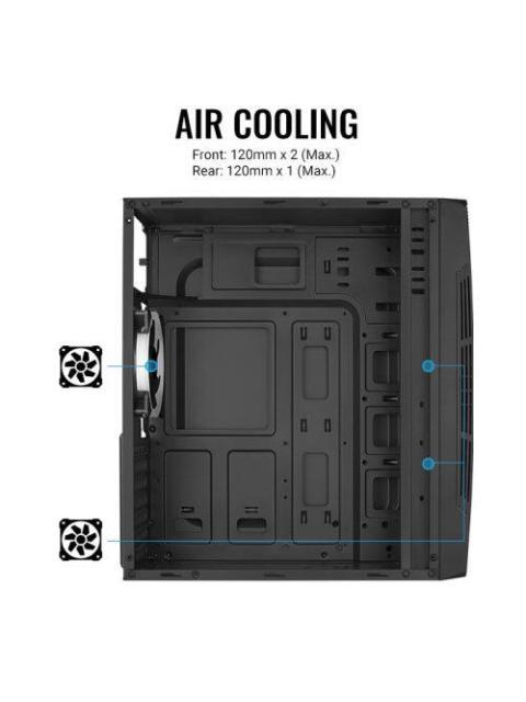 GABINETE AEROCOOL TALON NEGRO 4711099472437