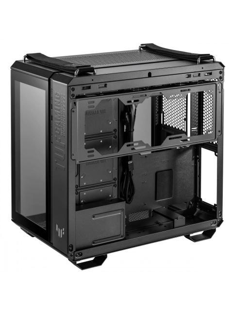 GABINETE ASUS TUF GAMING GT502 MIDI-TOWER ATX-MICRO-ATX-MINI-ITX USB 3.0 SIN FUENTE SIN VENTILADORES INSTALADOS NEGRO