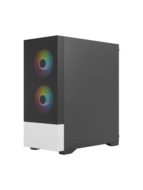GABINETE BALAM RUSH NITROX AIRCOOL 5500ABW MIDI-TOWER MICRO-ATX-MINI-ITX-ATX USB 2.0-3.0 SIN FUENTE 3 VENTILADORES ARGB INSTALADOS NEGRO