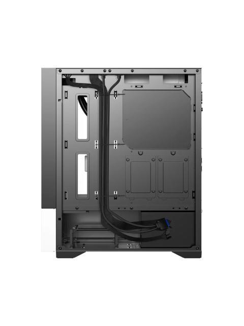 GABINETE BALAM RUSH NITROX AIRCOOL 5500ABW MIDI-TOWER MICRO-ATX-MINI-ITX-ATX USB 2.0-3.0 SIN FUENTE 3 VENTILADORES ARGB INSTALADOS NEGRO