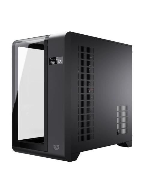 GABINETE BALAM RUSH TANK EXPERT CURVE 7400 MIDI-TOWER ATX-MICRO-ATX-MINI-ITX USB 2.0-3.0 SIN FUENTE 4 VENTILADORES INSTALADOS NEGRO