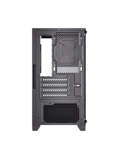 GABINETE BALAM RUSH TANK PERFORM 3600 MINI-TOWER MICRO-ATX-MINI-ITX USB 2.0-3.0 SIN FUENTE 4 VENTILADORES INSTALADOS NEGRO