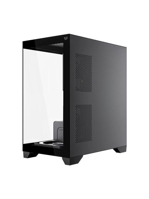 GABINETE BALAM RUSH TANK PERFORM 3600 MINI-TOWER MICRO-ATX-MINI-ITX USB 2.0-3.0 SIN FUENTE 4 VENTILADORES INSTALADOS NEGRO