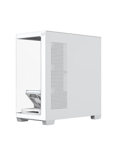 GABINETE BALAM RUSH TANK POLAR 7900 MIDI-TOWER ATX-MICRO-ATX-MINI-ITX USB 2.0-3.0 SIN FUENTE 5 VENTILADORES INSTALADOS BLANCO