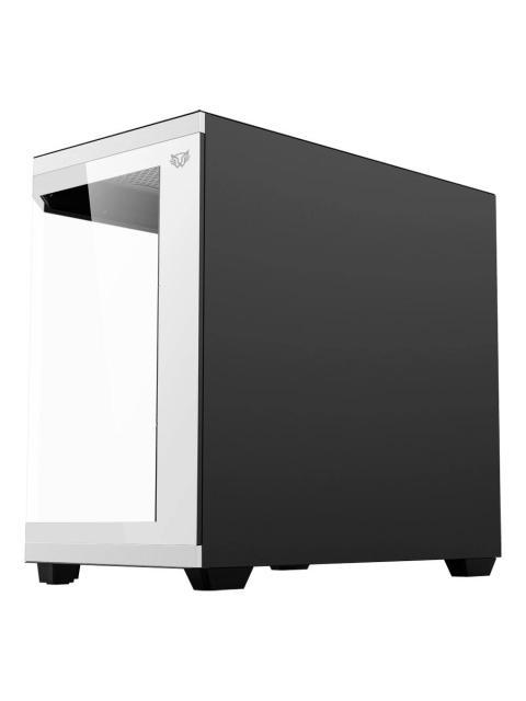 GABINETE BALAM RUSH TANK SUPER 9600 TB CON VENTANA RGB MIDI-TOWER ATX-MICRO-ATX-ITX USB 3.0-2.0 SIN FUENTE 4 VENTILADORES INSTALADOS BLANCO-NEGRO
