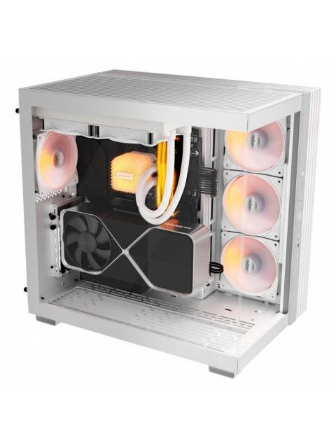 GABINETE BE QUIET! LIGHT BASE 600 DX MIDI-TOWER ATX-MICRO-ATX-MINI-ITX USB 3.0 SIN FUENTE SIN VENTILADORES INSTALADOS BLANCO