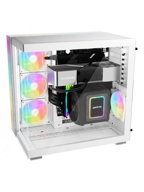 GABINETE BE QUIET! LIGHT BASE 600 DX MIDI-TOWER ATX-MICRO-ATX-MINI-ITX USB 3.0 SIN FUENTE SIN VENTILADORES INSTALADOS BLANCO