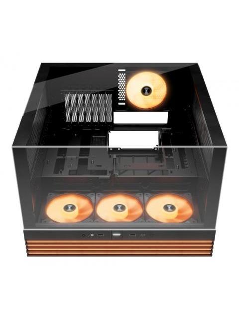 GABINETE BE QUIET! LIGHT BASE 600 LX MIDI-TOWER ATX-MICRO-ATX-MINI-ITX USB 3.0 SIN FUENTE 4 VENTILADORES INSTALADOS NEGRO