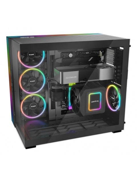 GABINETE BE QUIET! LIGHT BASE 900 DX FULL TOWER ATX-EATX-MICRO-ATX-MINI-ITX-SSI-CEB-XL-ATX USB 3.0 SIN FUENTE SIN VENTILADORES INSTALADOS NEGRO