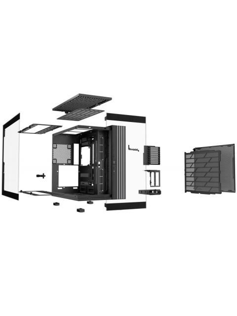 GABINETE BE QUIET! LIGHT BASE 900 DX FULL TOWER ATX-EATX-MICRO-ATX-MINI-ITX-SSI-CEB-XL-ATX USB 3.0 SIN FUENTE SIN VENTILADORES INSTALADOS NEGRO