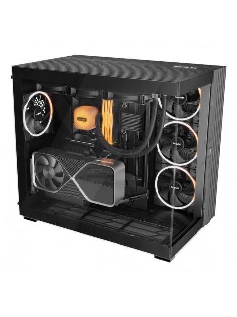 GABINETE BE QUIET! LIGHT BASE 900 FX FULL TOWER ATX-EATX-MICRO-ATX-MINI-ITX-SSI-CEB-XL-ATX USB 3.0 SIN FUENTE 4 VENTILADORES INSTALADOS NEGRO