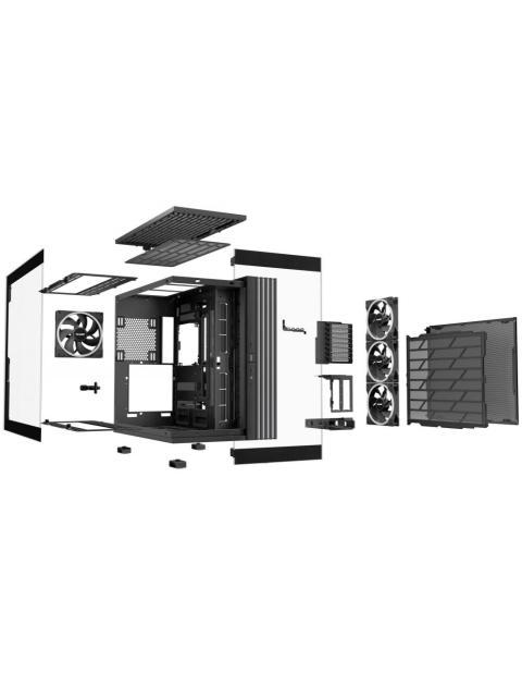 GABINETE BE QUIET! LIGHT BASE 900 FX FULL TOWER ATX-EATX-MICRO-ATX-MINI-ITX-SSI-CEB-XL-ATX USB 3.0 SIN FUENTE 4 VENTILADORES INSTALADOS NEGRO