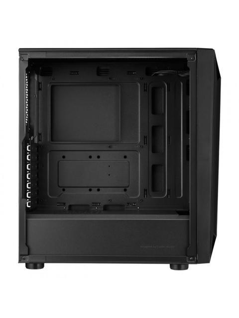 GABINETE COOLER MASTER CMP 510 CON VENTANA MIDI TOWER ATX-MICRO ATX-MINI-ITX USB 2.0 SIN FUENTE 3 VENTILADORES ARGB INSTALADOS NEGRO
