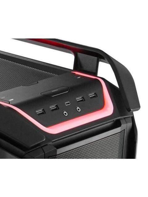 GABINETE COOLER MASTER COSMOS C700P CON VENTANA LED FULL-TOWER ATX-MICRO ATX-MINI-ITX USB 3.0 SIN FUENTE NEGRO