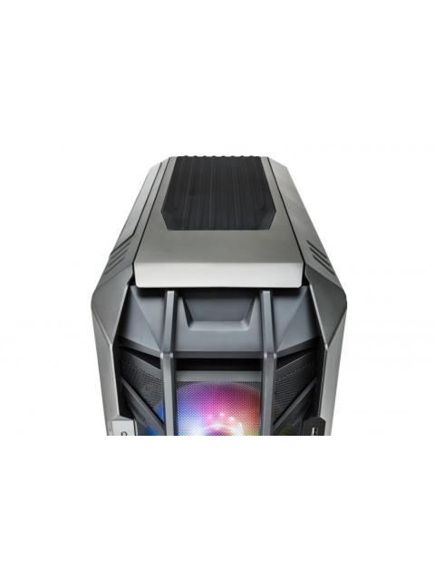 GABINETE COOLER MASTER HAF 700 FULL TOWER ATX-EATX-MICRO-ATX-MINI-ITX-SSI-CEB-SSI-EEB USB 3.0 SIN FUENTE 5 VENTILADORES INSTALADOS GRIS