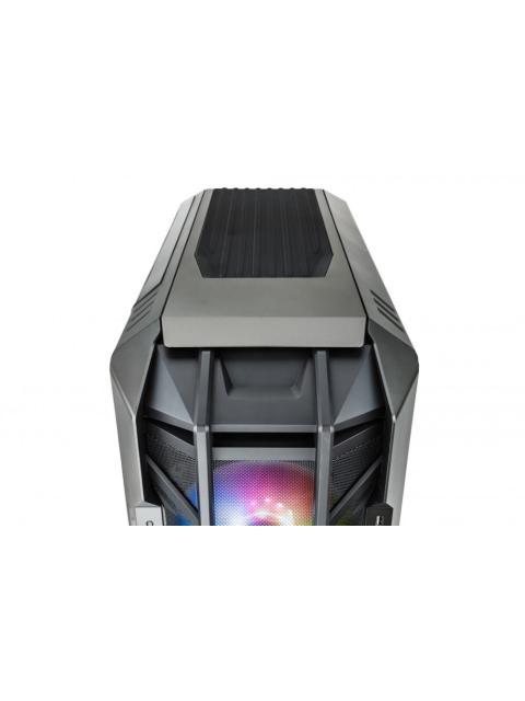 GABINETE COOLER MASTER HAF 700 FULL TOWER ATX-EATX-MICRO-ATX-MINI-ITX-SSI-CEB-SSI-EEB USB 3.0 SIN FUENTE 5 VENTILADORES INSTALADOS GRIS