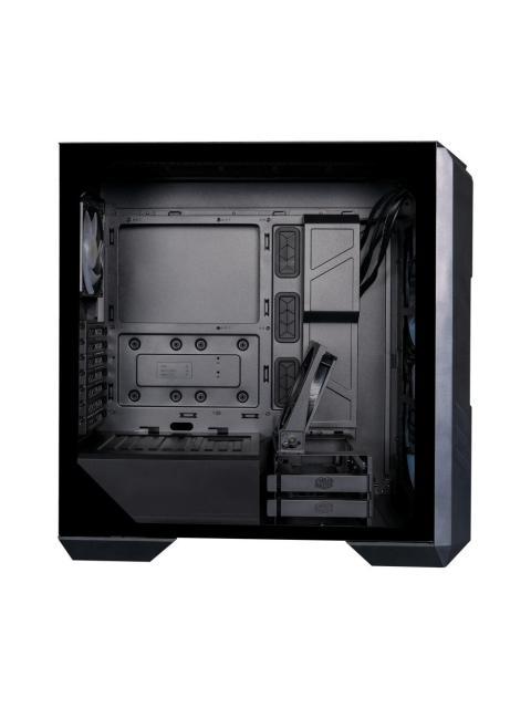 GABINETE COOLER MASTER MASTERBOX HAF 500 CON VENTANA ARGB MIDI TOWER ITX-MICRO-ATX-ATX-SSI CEB-E-ATX USB 3.0 SIN FUENTE NEGRO