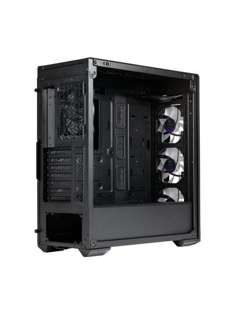 GABINETE COOLER MASTER MASTERBOX MB520 ARGB MIDI-TOWER ATX-EATX-MICRO-ATX-MINI-ITX-SSI-CEB USB 3.0 SIN FUENTE 4 VENTILADORES INSTALADOS NEGRO