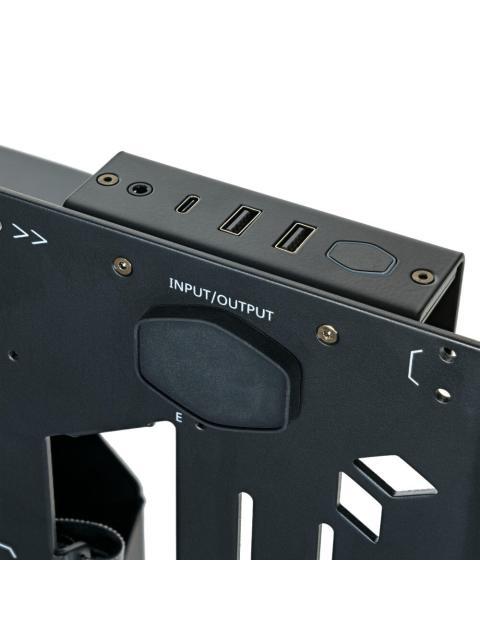 GABINETE COOLER MASTER MASTERFRAME 700 CON VENTANA FULL TOWER ATX-EATX-MICRO-ATX-MINI-ITX-SSI CEB-XL-ATX USB 3.1-3.2 SIN FUENTE SIN VENTILADORES INSTALADOS NEGRO