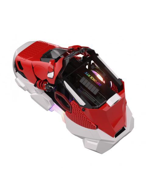 GABINETE COOLER MASTER SNEAKER X MINI TOWER MINI-ITX USB 3.0 INCLUYE FUENTE DE 850W ROJO
