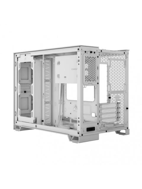 GABINETE CORSAIR 2500X MIDI-TOWER MICRO-ATX-MINI-ITX USB 3.0 SIN FUENTE SIN VENTILADORES INSTALADOS BLANCO