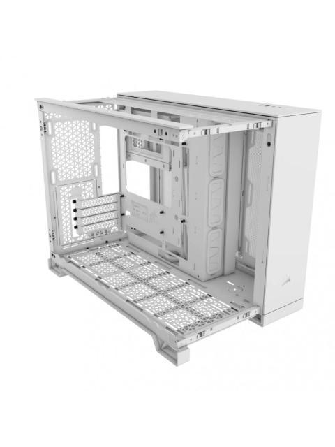 GABINETE CORSAIR 2500X MIDI-TOWER MICRO-ATX-MINI-ITX USB 3.0 SIN FUENTE SIN VENTILADORES INSTALADOS BLANCO